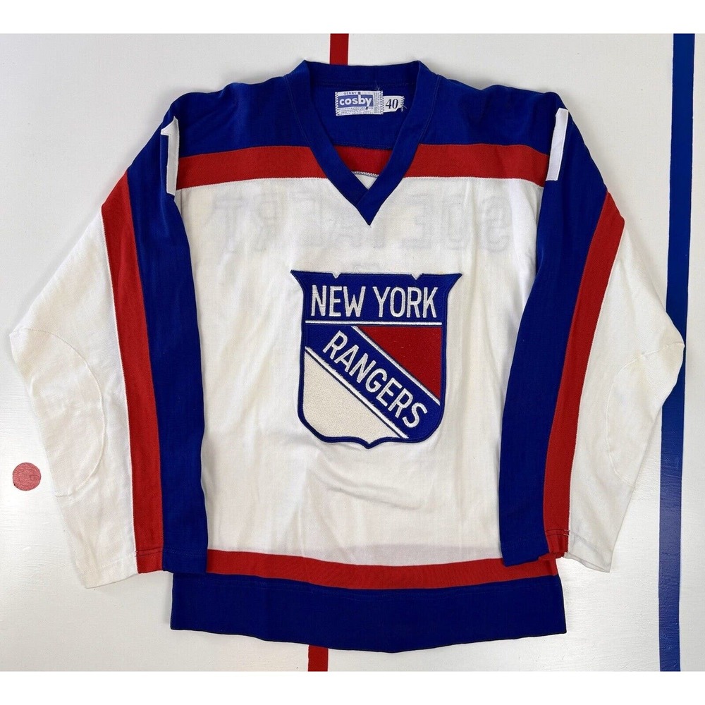 New York Rangers Vintage Durene Authentic 1976-1977 Soetaert NHL Hockey Jersey